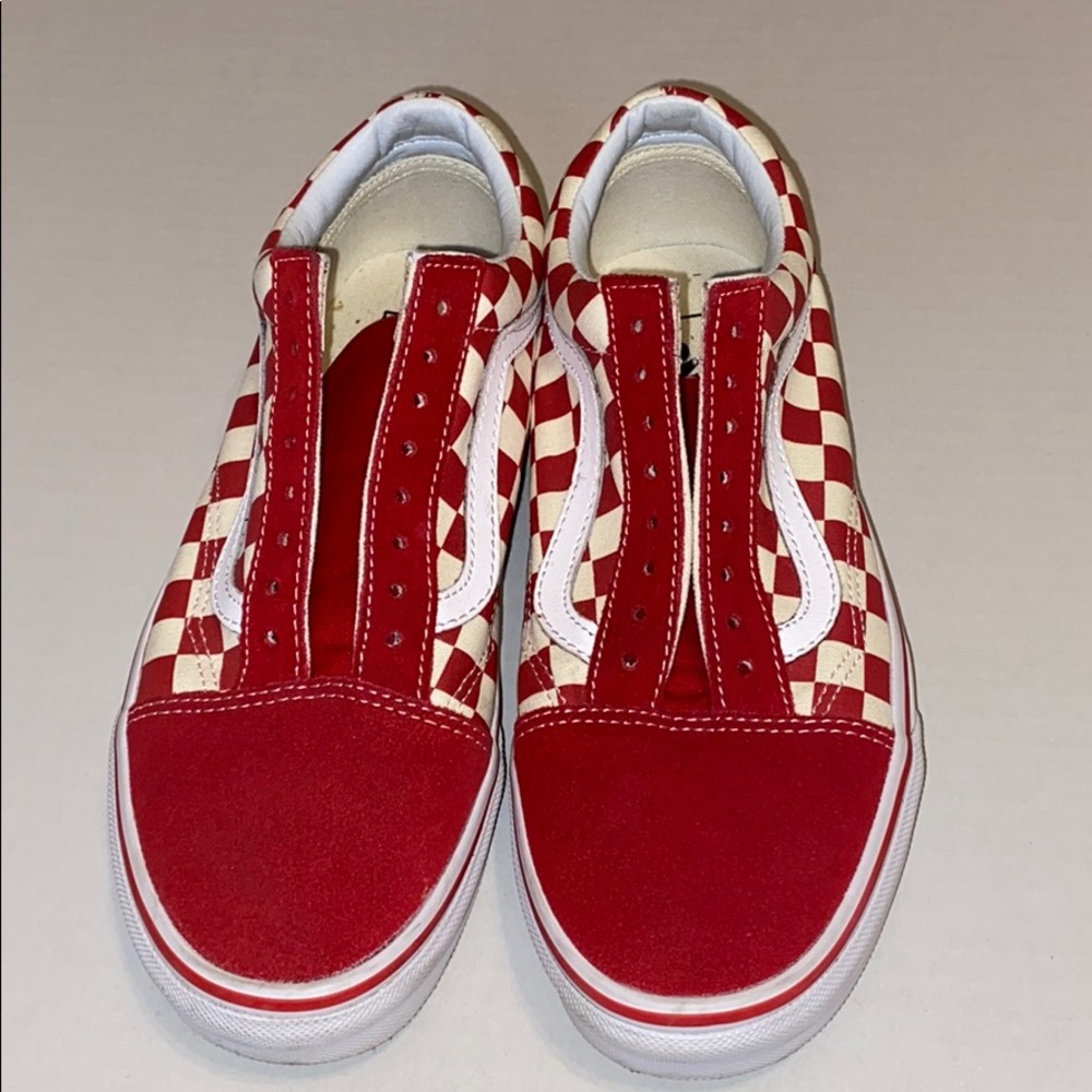 Vans classic red/white Size 6.5 Men NO BOX